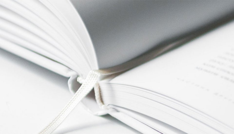 Photo d'un livre ouvert