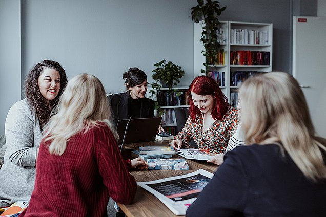 Les collaboratrices de BoD en équipe